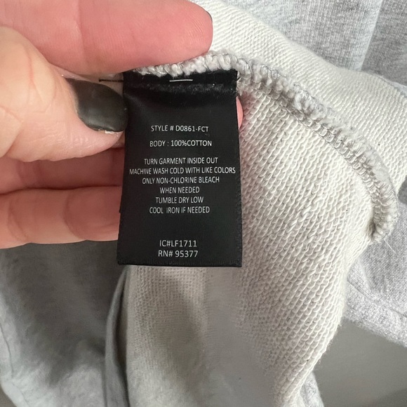 Sanctuary Mariana Sweatshirt Dress in Gray with Bell Sleeves, Size Small - Picture 6 of 6